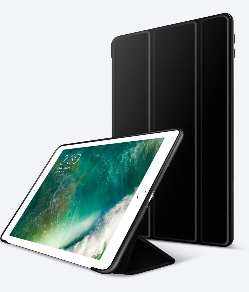 iPad 9.7 inch 2018 2017 Case/iPad Air Case/iPad Air 2 Case, Ultra Slim Lightweight Stand Protective Case Shell with TPU Soft Silicone Stand for Apple iPad Air/iPad Air2 /iPad 9.7(Black)