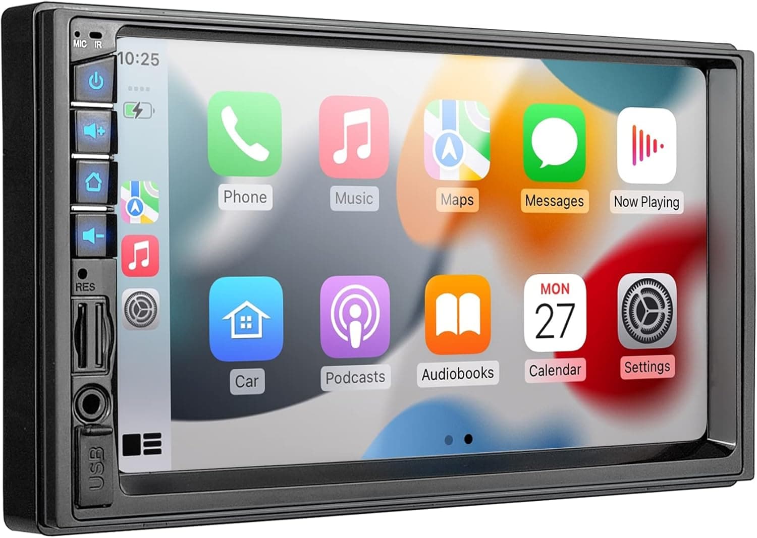 Double Din Car Stereo with Bluetooth - Corehan 7 Inch Touch Screen Car Radio AM FM Compatiable with Carplay Android Auto Mirror Link