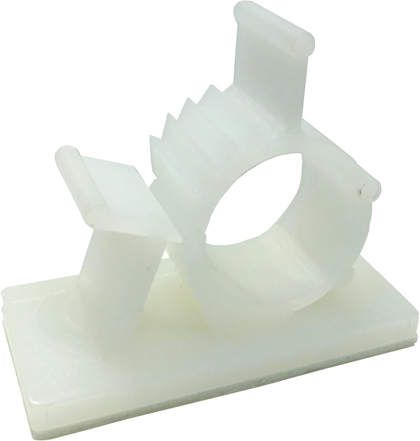 Gardner Bender GKK-1550 Plastic Kwik Clips UVB, Adjustable and Ratcheting, ½ in Dia, 4 Pk., White