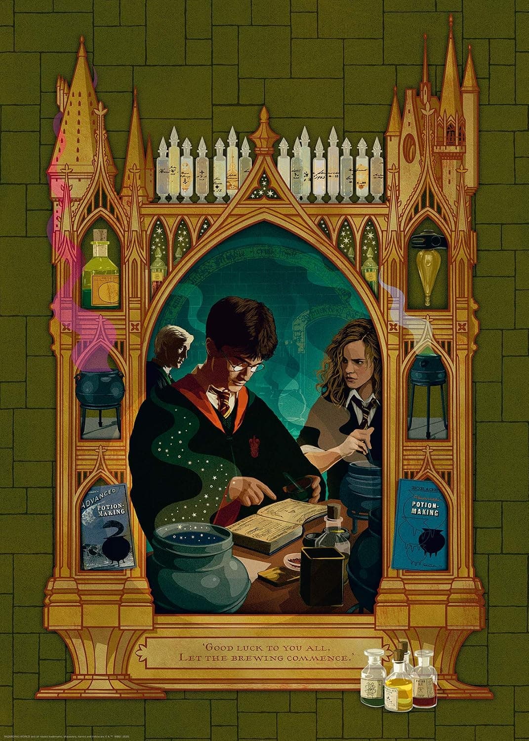Ravensburger Harry Potter and The Half-Blood Prince 1000 Piece Jigsaw Puzzle for Adults - 16747 - Every Piece is Unique, Softclick Technology Means Pieces Fit Together Perfectly