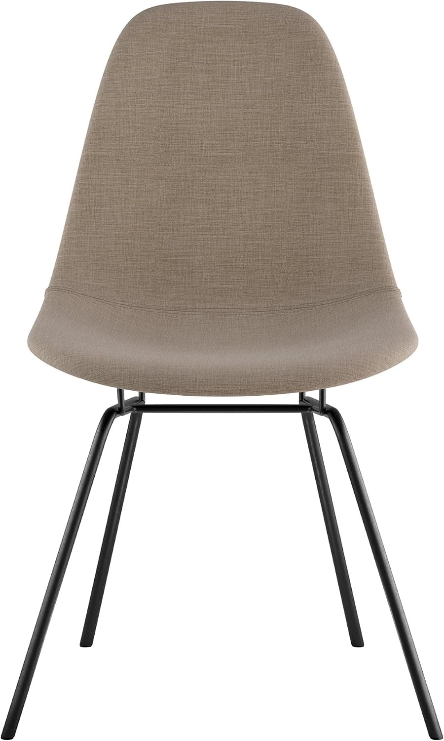 NyeKoncept Mid Century Classroom Side Chair, Light Sand