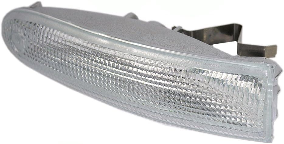 HEADLIGHTSDEPOT Chrome Housing Signal Light Compatible with Chrysler Dodge Caravan Town & Country Voyager Includes Right Passenger Side Signal Light Requires QUAD lamp
