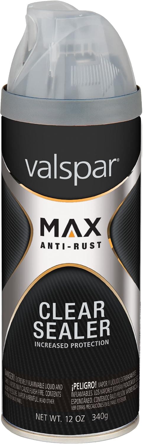 Valspar 69014 MAX Gloss Clear Anti-Rust Spray Paint - 12 oz.