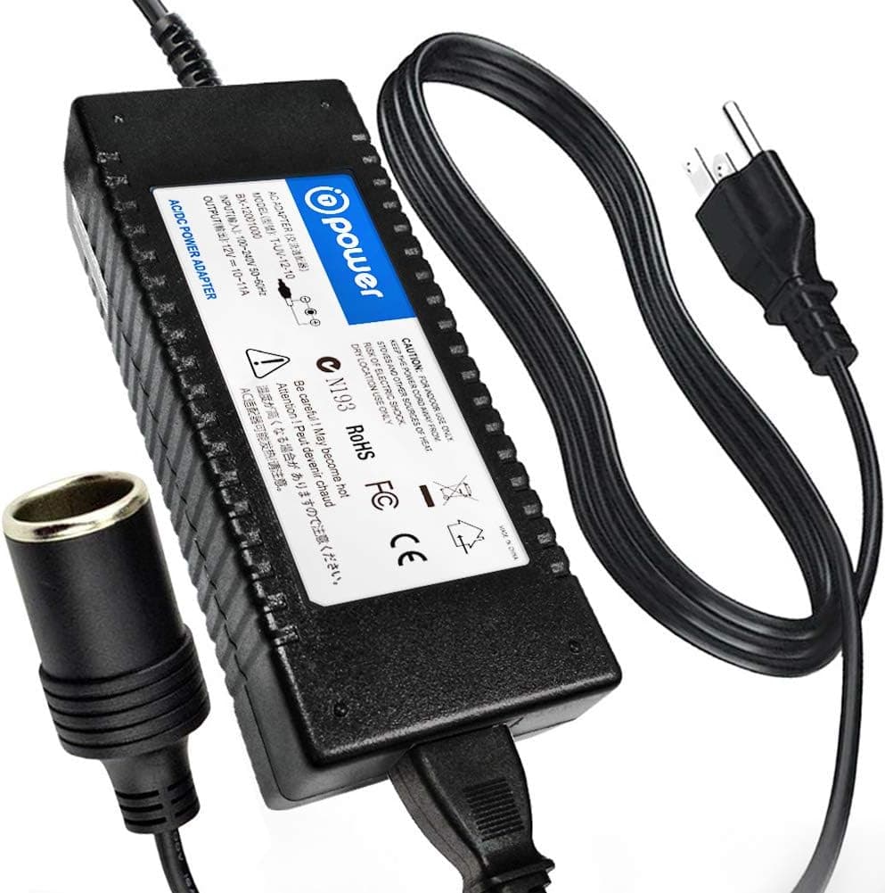 T-Power Ac Dc adapter Compatible with 12V 10Amp Converter Compatible with 40001 Igloo Kool Mate 56 Quart Cool Chill 26,40-Quart Cruiser 18 quart Thermo-Electric Cooler plus PC-6 120AC to 12V DC