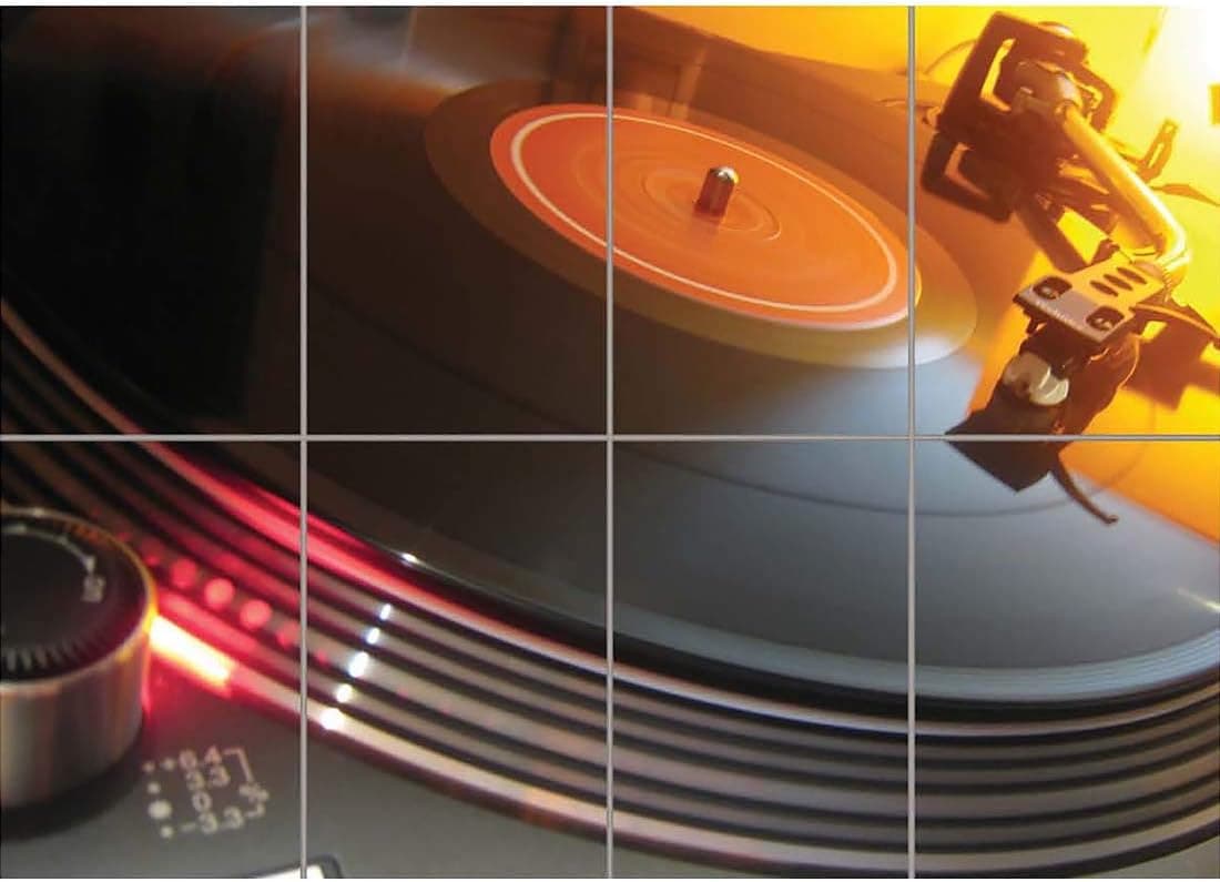 Doppelganger33LTD TECHNICS 1210 DECKS DJ GIANT POSTER ART PRINT X3214
