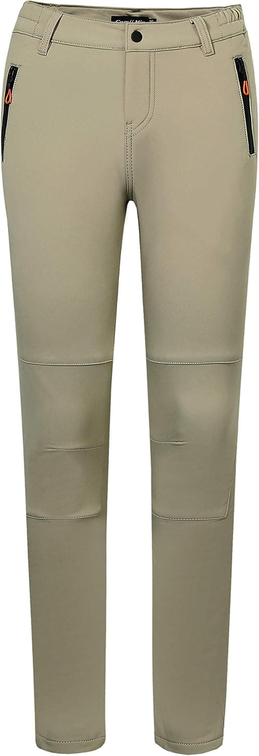 Camii Mia Women's Winter Warm Outdoor Slim Windproof Waterproof Ski Snow Fleece Hiking Pants
