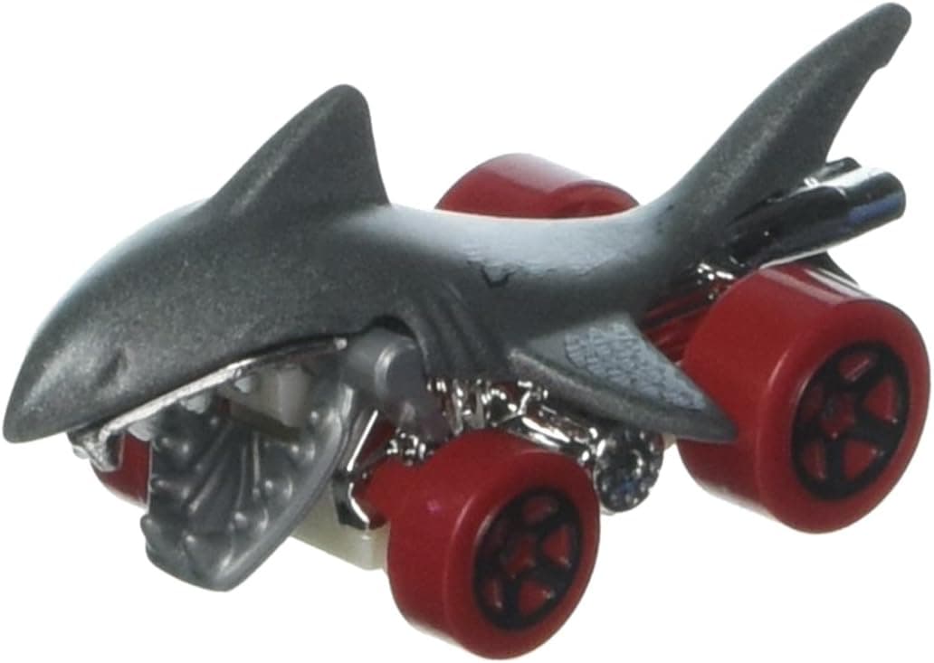 Hot Wheels 2017 Street Beasts Shark Bite (Shark Car) 243/365, Gray