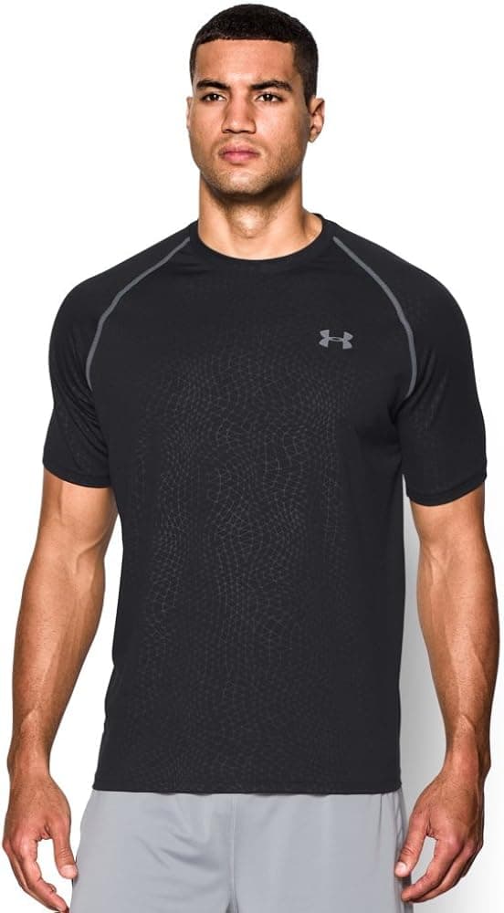 Under Armour Men's Tech Novelty Shorts Sleeve Tee