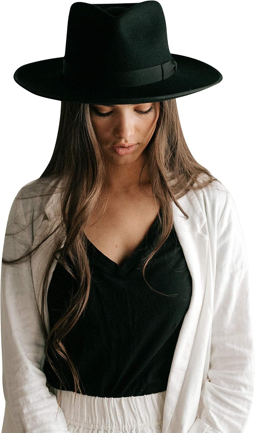 Gigi Pip Monroe Rancher Western Felt Hat for Women, 100% Wool