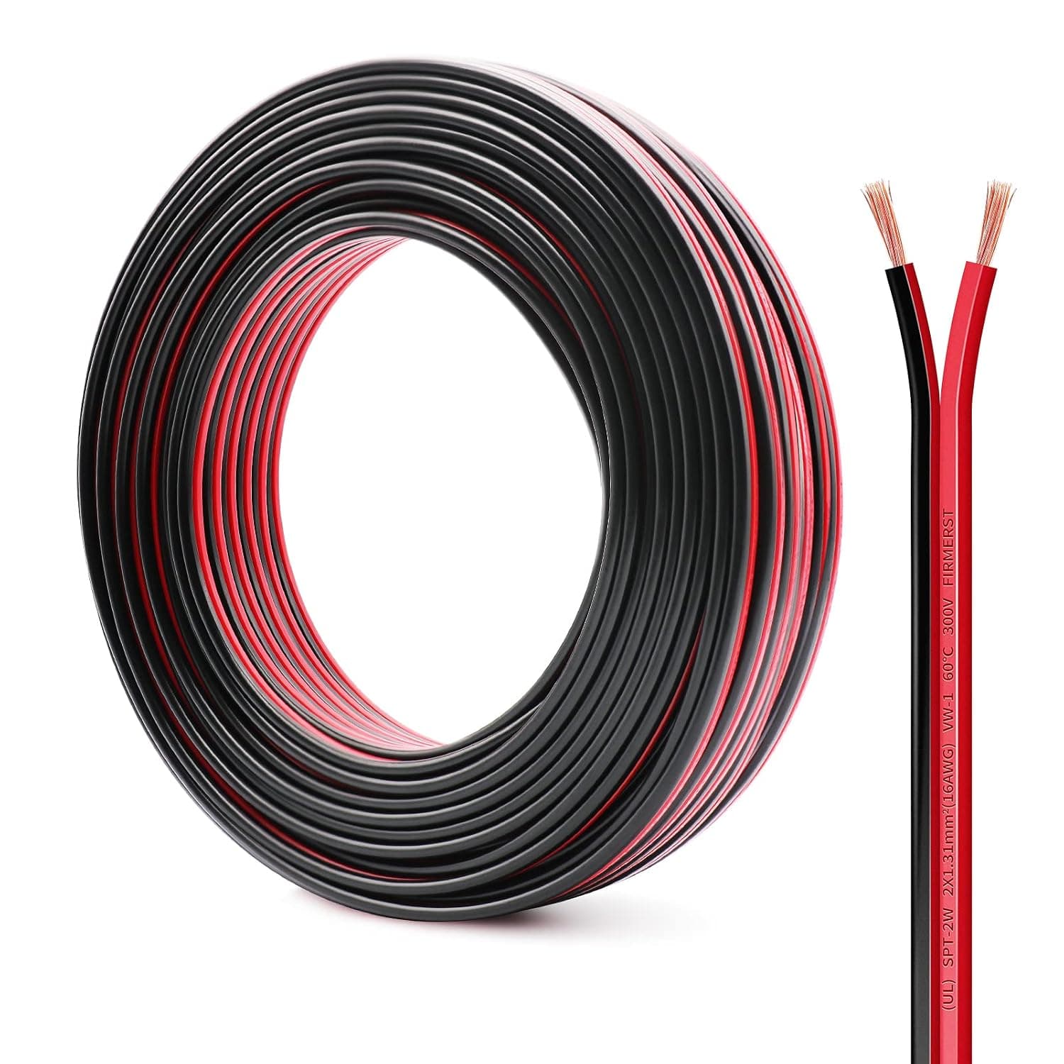 FIRMERST 16/2 Low Voltage Landscape Lighting Wire 100 Feet UL Listed