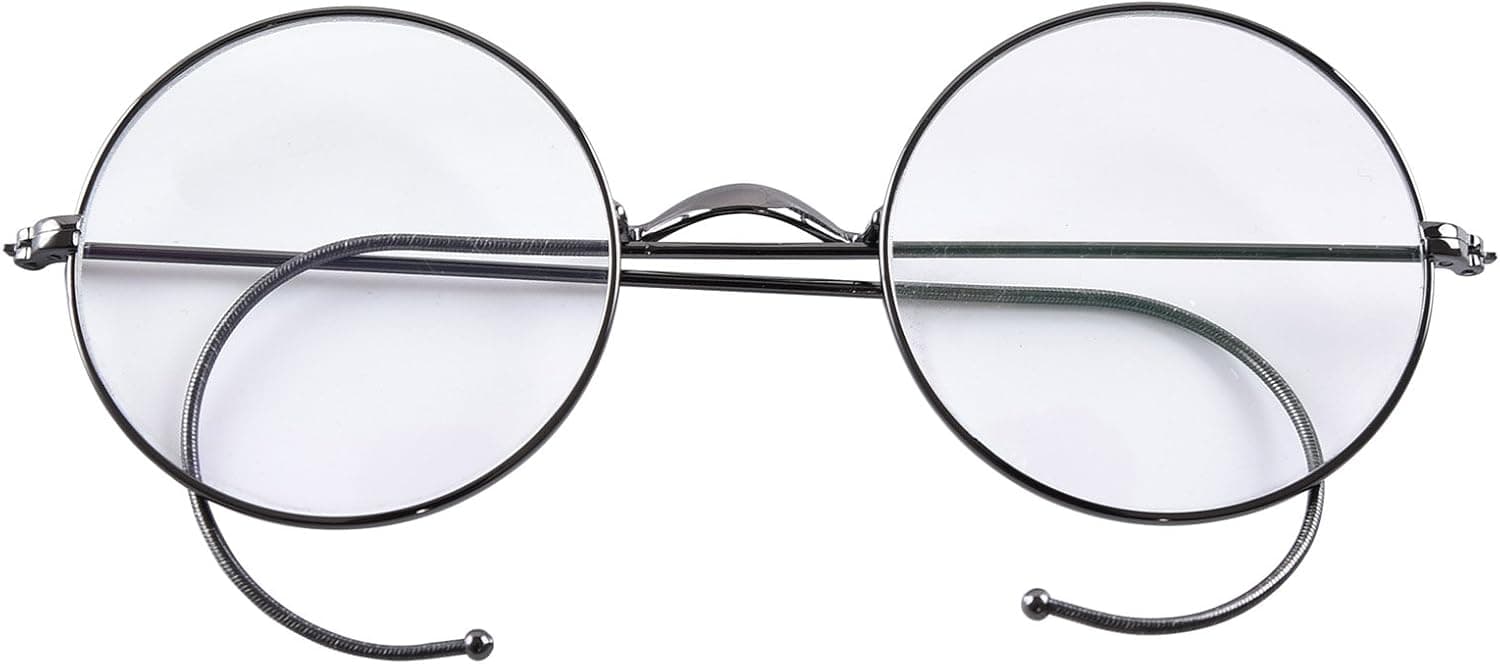 Agstum Retro Round Optical Rare Wire Rim Eyeglass Frame (Without Nose Pads)