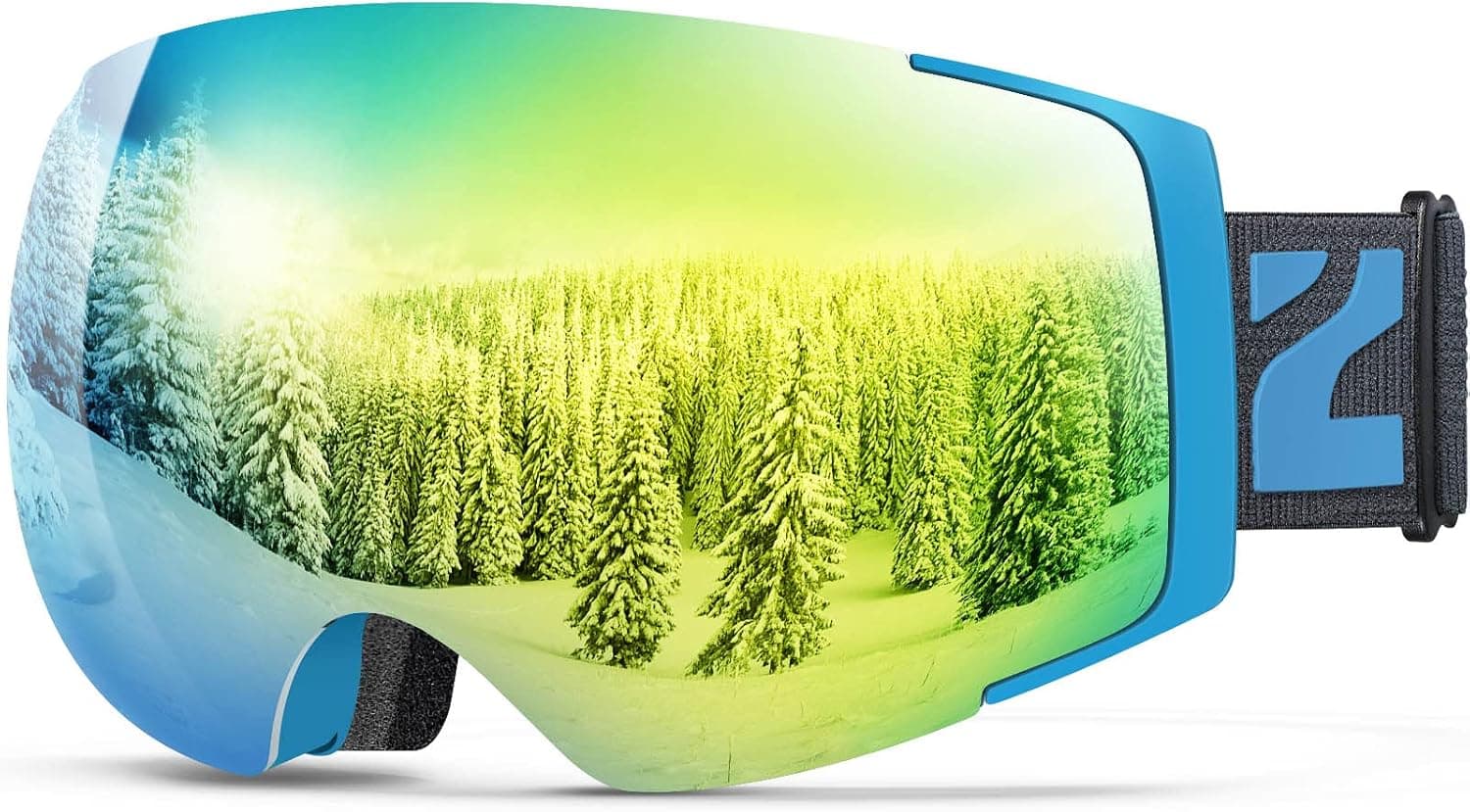 ZIONOR X4 Ski Goggles Magnetic Lens - Snowboard Snow Goggles for Men Women Adult