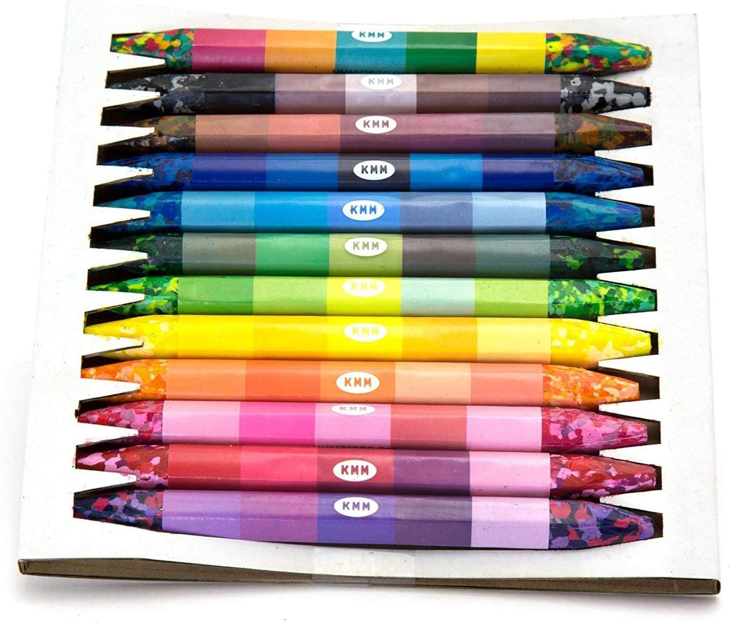 Kid Made Modern Coloring Book Confetti Coloring Crayons - Kids Art Supplies (Set of 12)