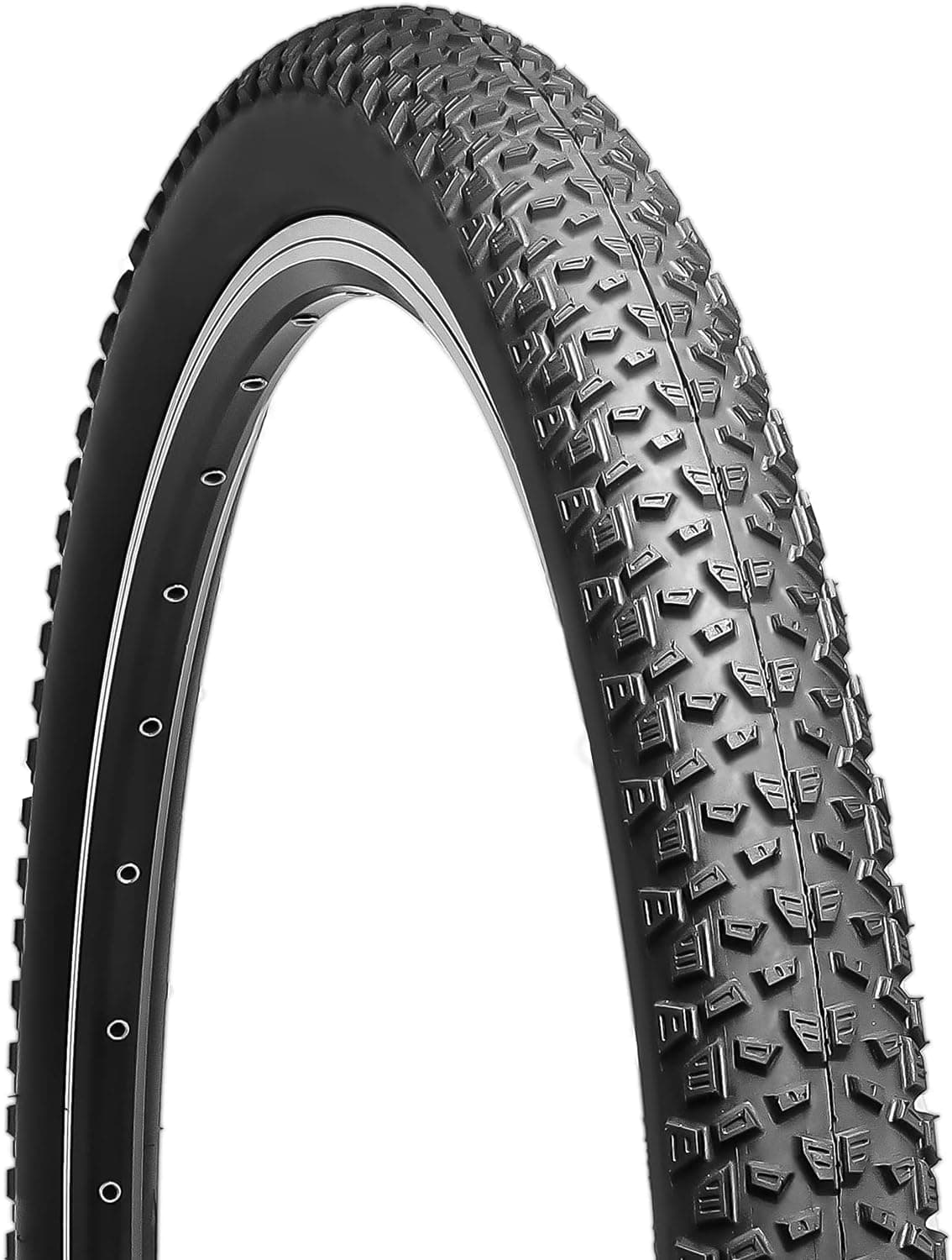 Hycline Bike Tire,20/24/26/27.5 Inch Folding Replacement Tire for MTB Mountain Bicycle-Black/Brown