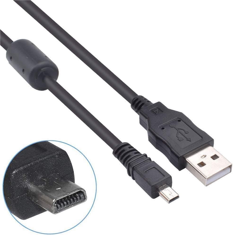 Muigiwi Replacement USB Cable Photo Transfer Cord Camera to PC and Mac DMW-USBC1 Compatible with Panasonic Lumix Camera DMC-G7 ZS40 ZS50 TS30 SZ3 TZ8 TZ11 TZ15 TZ24 (See List of Compatible Models)
