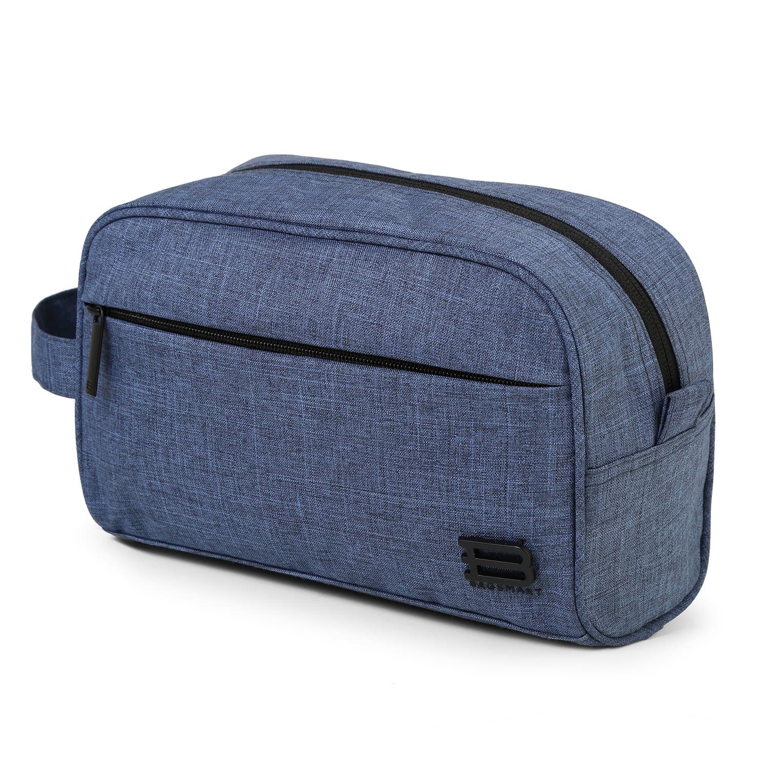 Toiletry Bag, BAGSMART Travel Shaving Dopp Kit, Water-resistant Toiletry Organizer for Travel Accessories for men, Blue