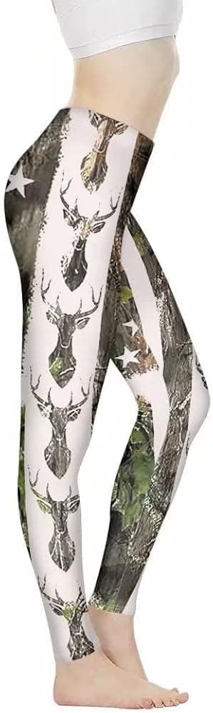 UNICEU Ethnic Floral Artwork Print Women's High Waist Fashion Capri Leggings Skinny Pants for Yoga Running XS-3XL