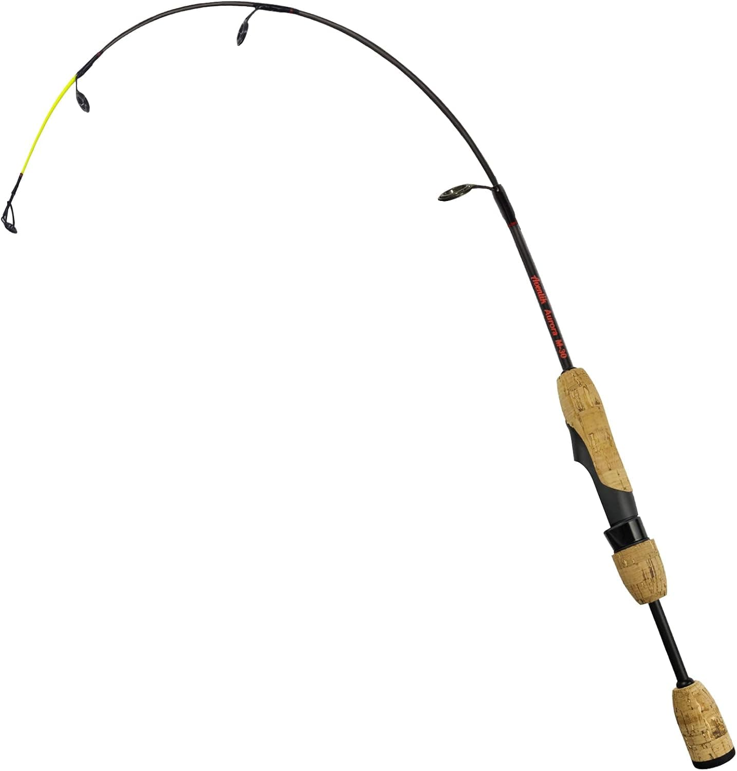 Aventik Ultralight Ice Fishing Rod and Reel Combo 26/28/30/32 inch Medium Light Fast Action Multi-Species Spinning Ice Fishing Combos Tackle for Walleye Perch Panfish and Trout