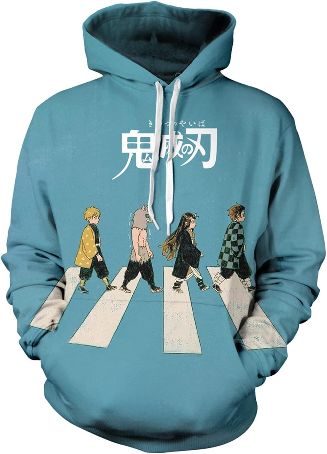 Adult Anime Hoodie Men And Women Sweatshirt Manga Pullover Youth Hooded Long Sleeve 2-X-Large