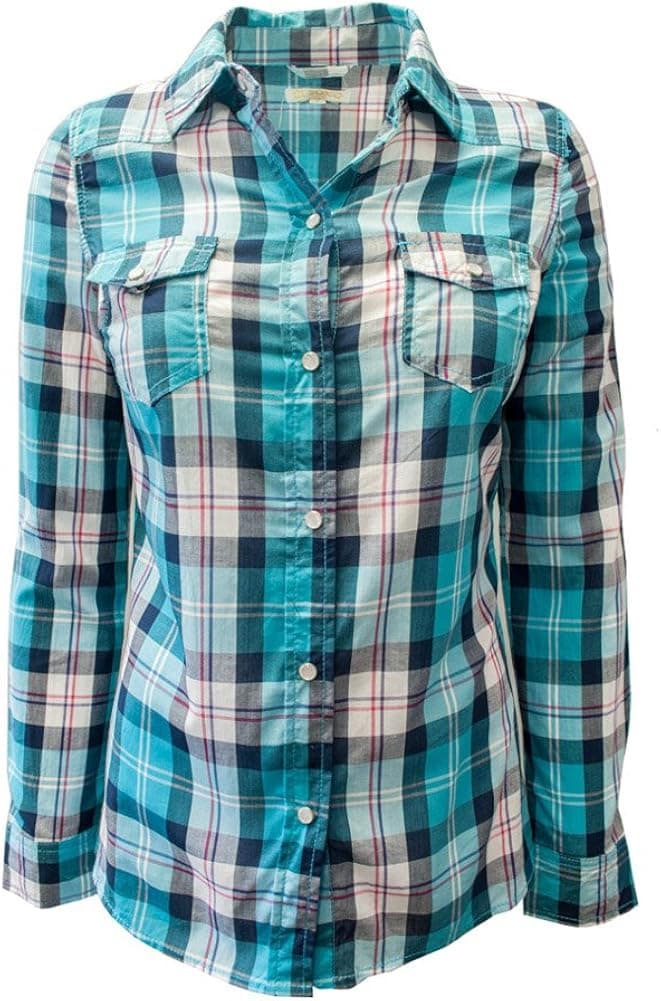 Ci Sono By Cavalini Womens Spring Plaid Tops. TP147 large skye