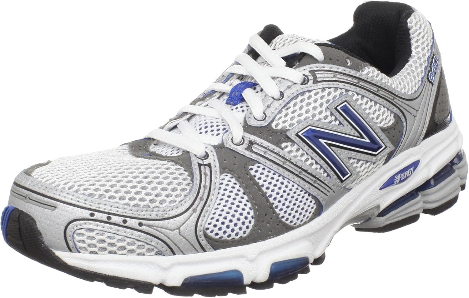 New Balance mens MR940,White/Blue,9.5 XW Mens
