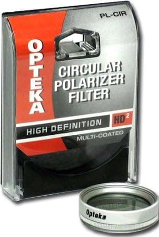 Opteka 37mm High Definition II Multi-Coated Circular Polarizing Glass Filter