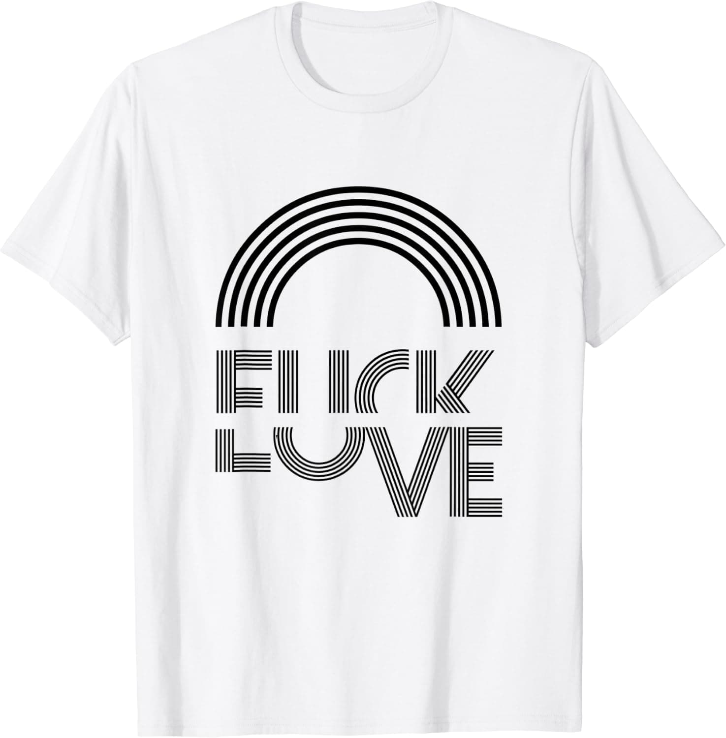 AWESOME F LOVE T-Shirt Mens & Womens Sizes PUNK ROCK