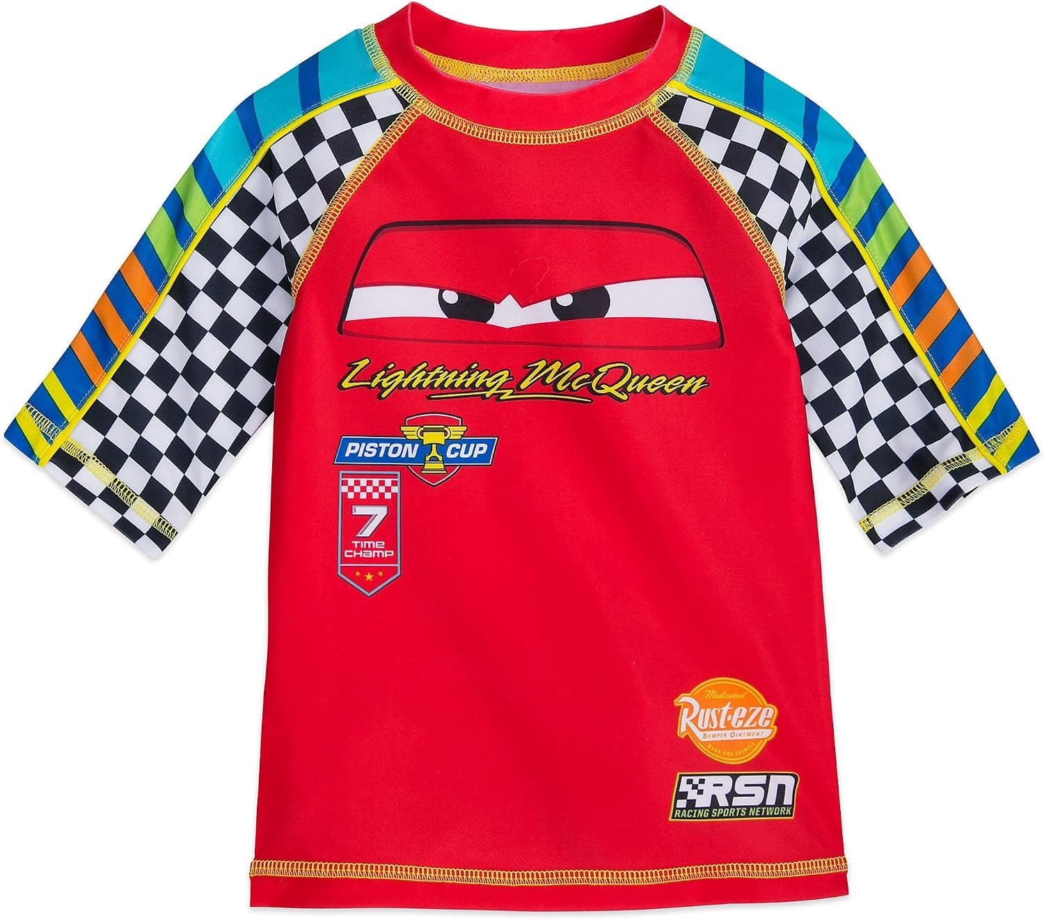 Disney Lightning McQueen Rash Guard for Boys