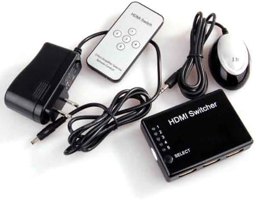 HDMI switch/splitter for Blu-Ray, PS3, Xbox, HD-DVD, HD-DVR, Digital Satellite & Cable boxes
