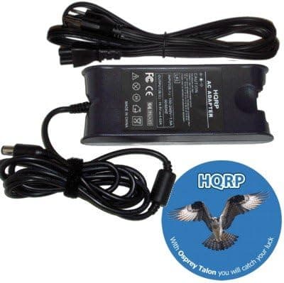 HQRP Laptop / Notebook AC Adapter / Charger / Power Supply Cord for Dell Inspiron 1410 / 1440 / 1545 Replacement 90W plus HQRP Coaster