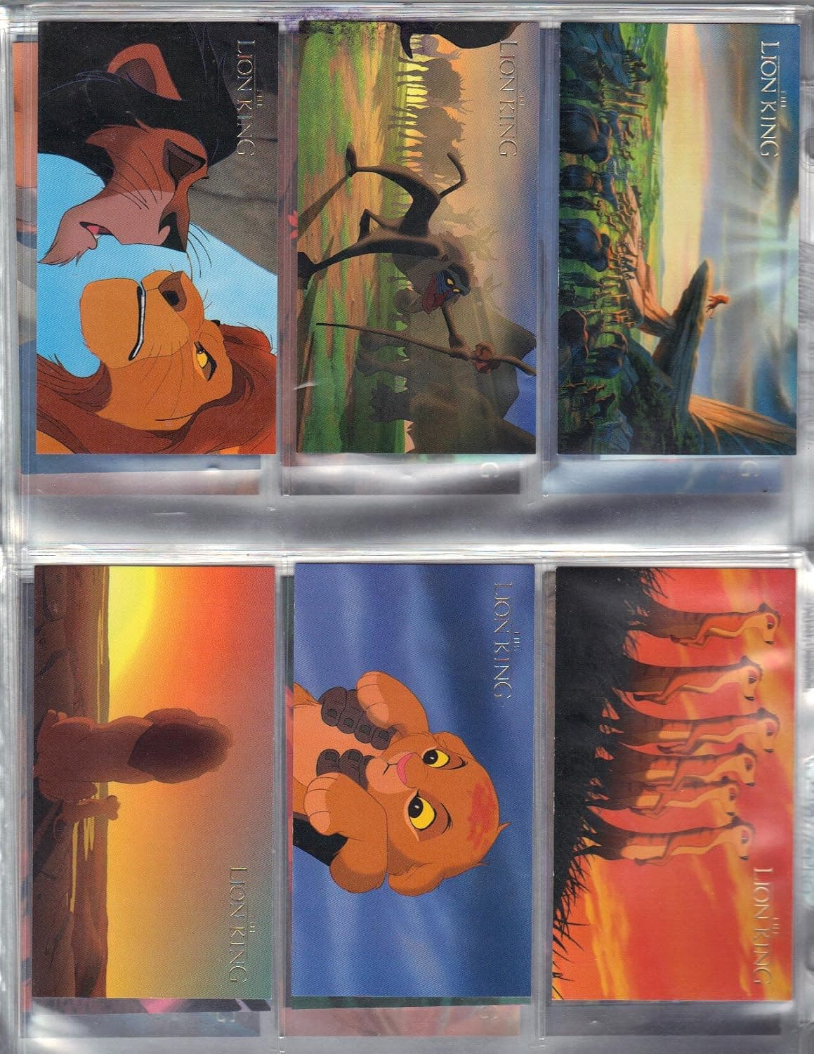 Disney Limited Edition The Lion King Skybox Complete Trading Card Set of (50) Hand Collated