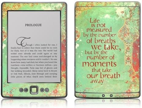 DecalGirl Kindle 6" Skin - Measured