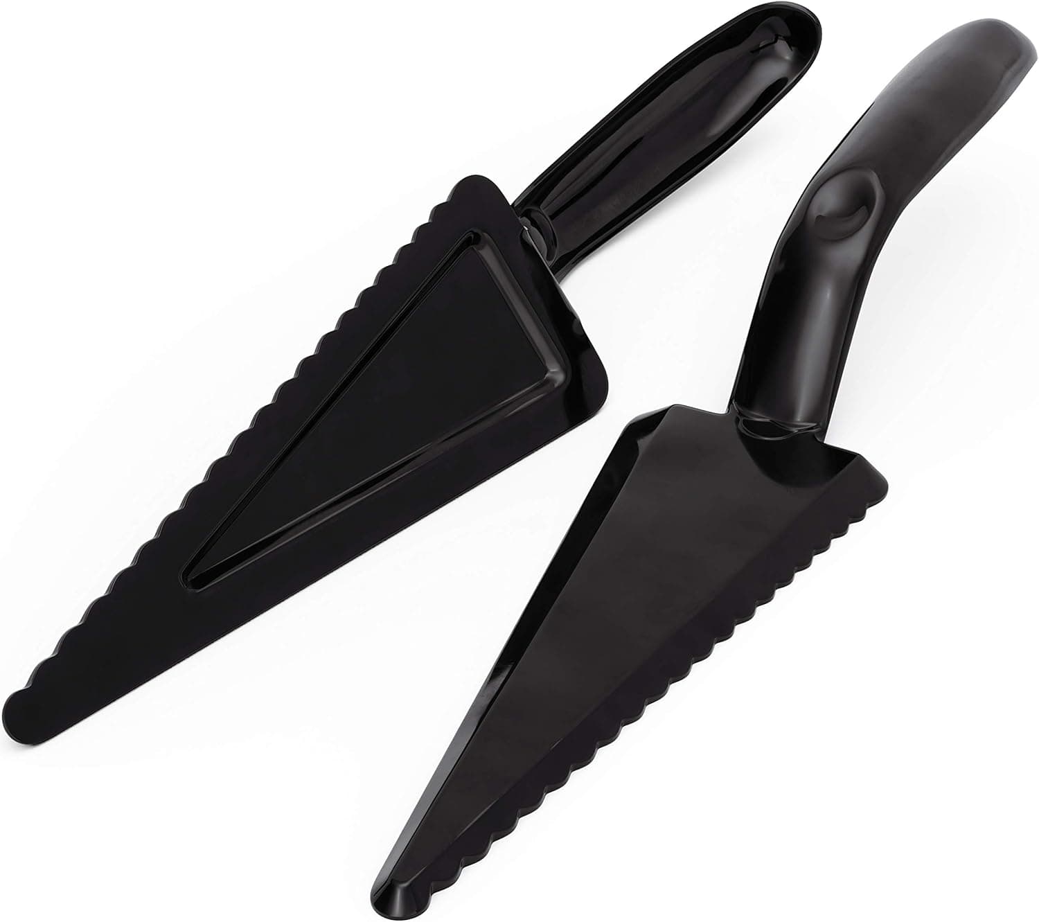 Heavy Duty, Recyclable 10" Dessert Servers 12 Pack. Perfect for Serving Pie, Cake and Pizza. Best Disposable Plastic Cutters for a Wedding or Birthday Party. Great Shovel Slicers for Catering Events