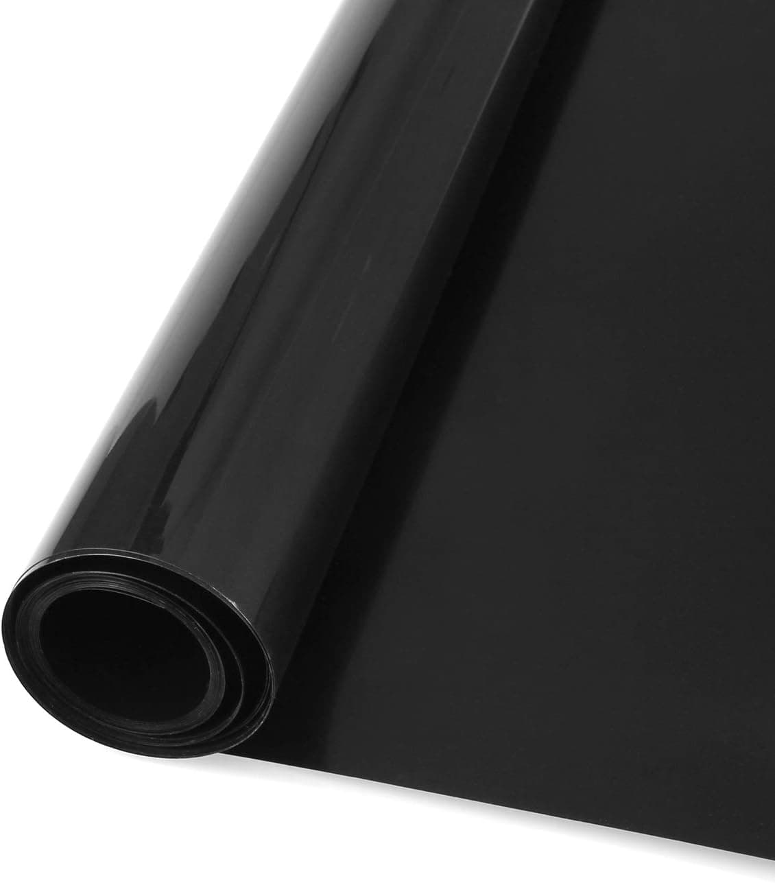 CenterZ Total Blackout Window Film, Self Adhesive No Residue Tint - 100% Light Blocking, 100% Sun Glare, Infrared and UV Rejection for Privacy Home Room Darkening, Day Sleep, Darkroom (16.2" x 158.2")