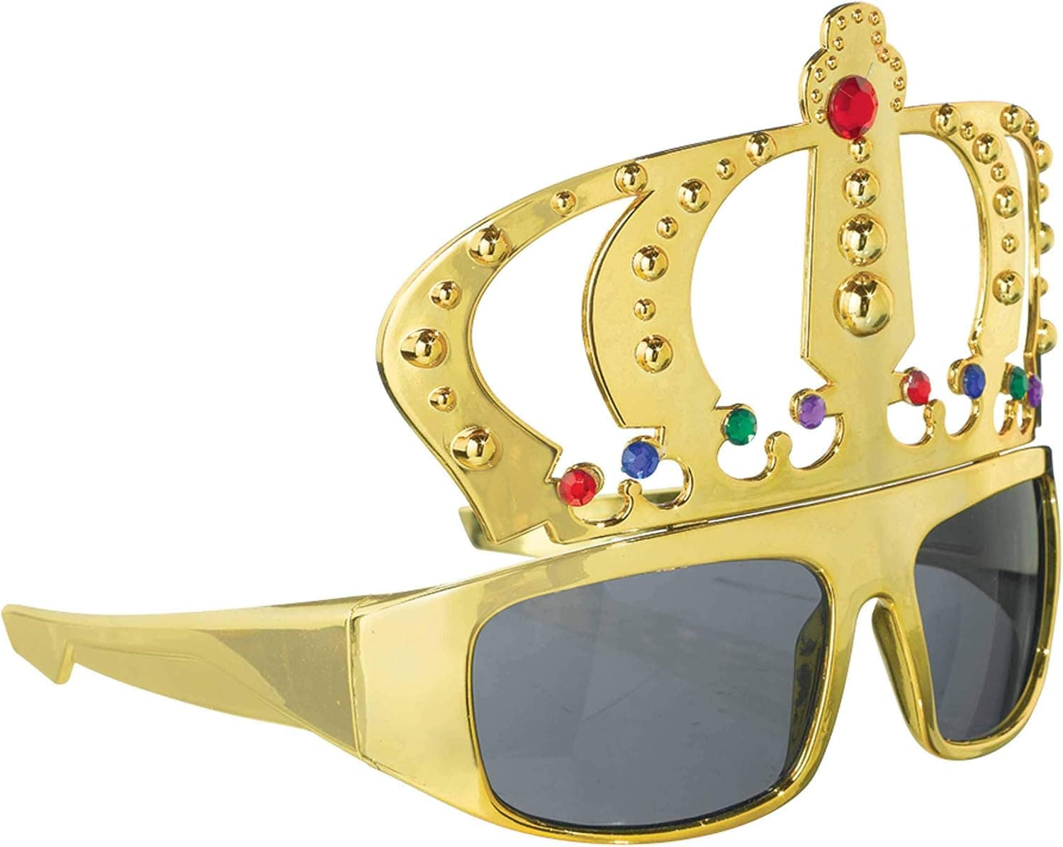 Amscan Stylish Birthday Party King Funshades Accessory, Plastic,, Gold, One Size, Model: 250493