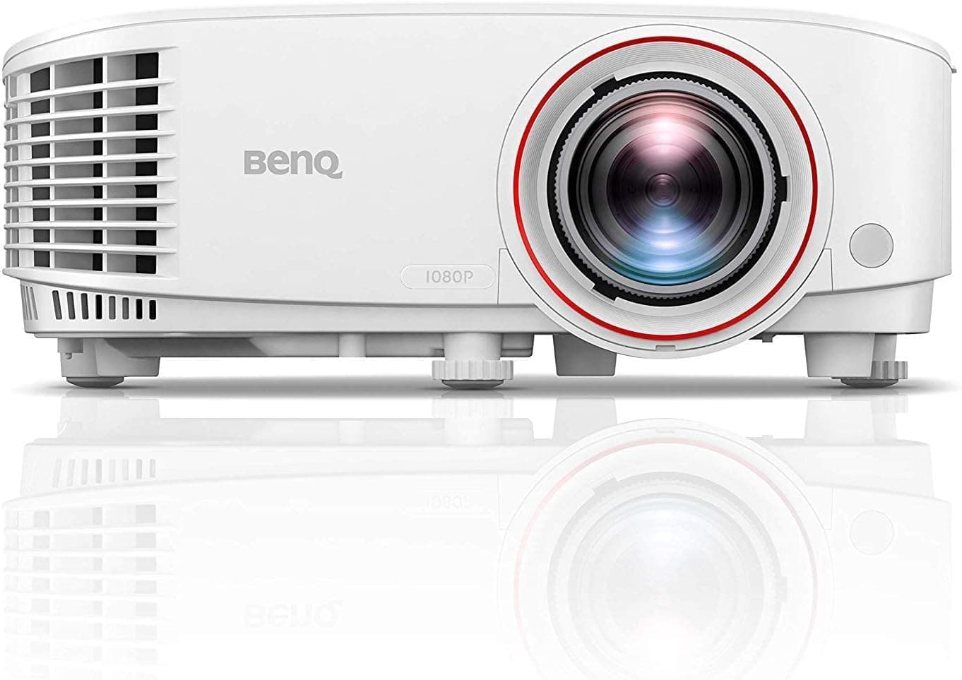 BenQ TH671ST 1080p DLP Home Theater Short Throw Projector, 3000 Lumens, Low Input Lag for Gaming, Ambient Light Sensor (Renewed)