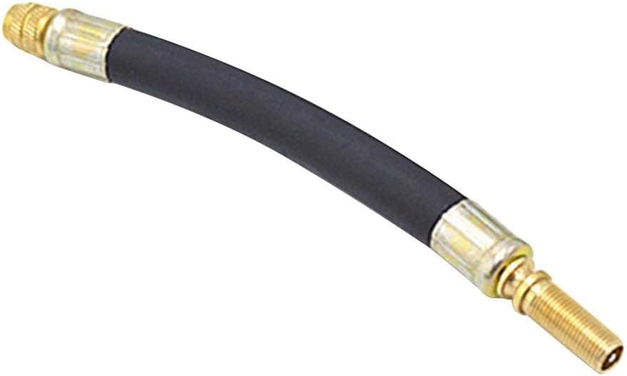 fineshelf Flexible Tire Valve Stem Extension for Xiaomi Electric Scooter M365 (Stainless Steel/Rubber)
