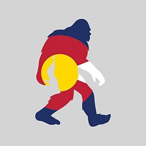 Colorado Bigfoot Sticker Vinyl Decal Sticker CO Big Foot Sasquatch yeti Made in USA