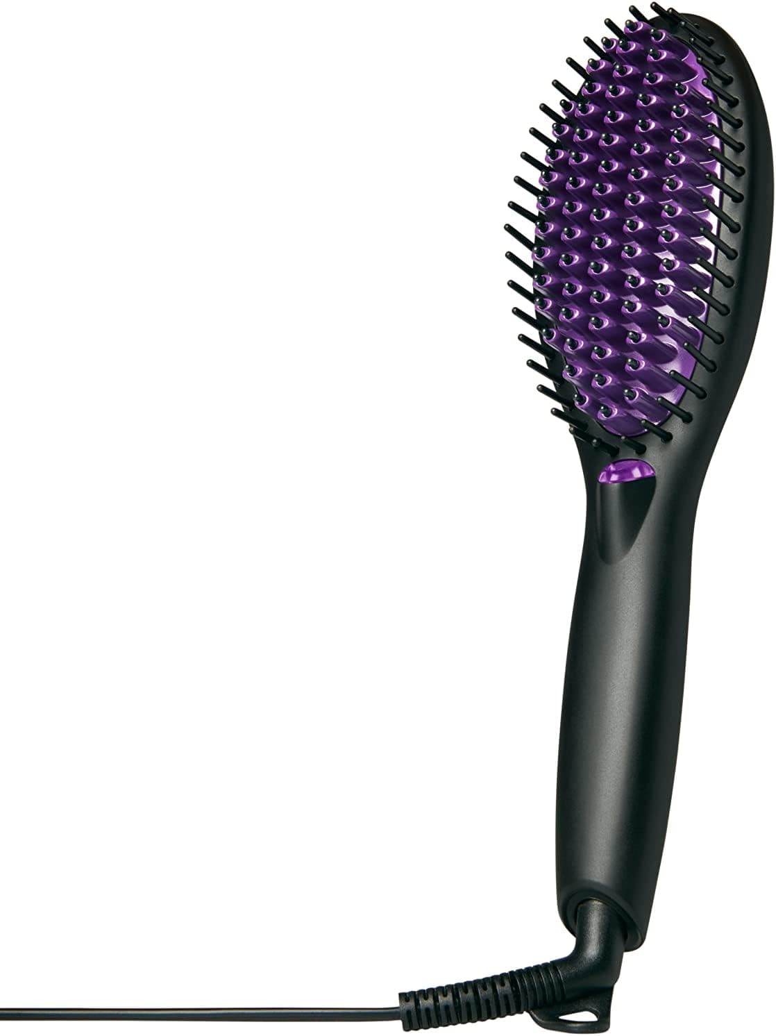 InStyler Straight Up Max Ceramic Straightening Brush - Detangling Hair Brush Straightener with Powerful Ceramic Heated Plates for Smooth, Frizz-Free Hair - for Thick, Curly & Wavy Hair Types