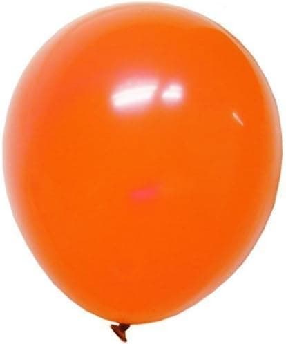 Crown Display 25 Pcs 9 inch. Orange Latex Balloons for Parties - Helium Quality