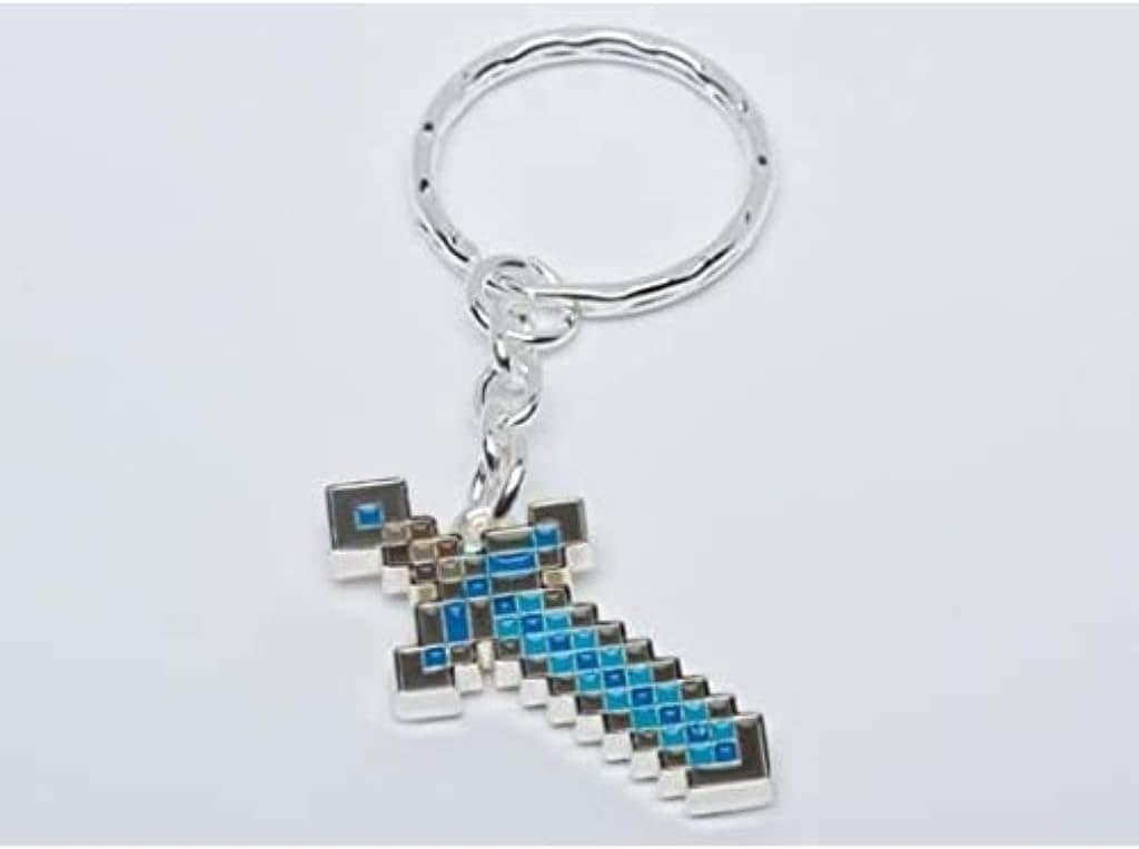 Minecraft 3483 Diamond Sword Keychain