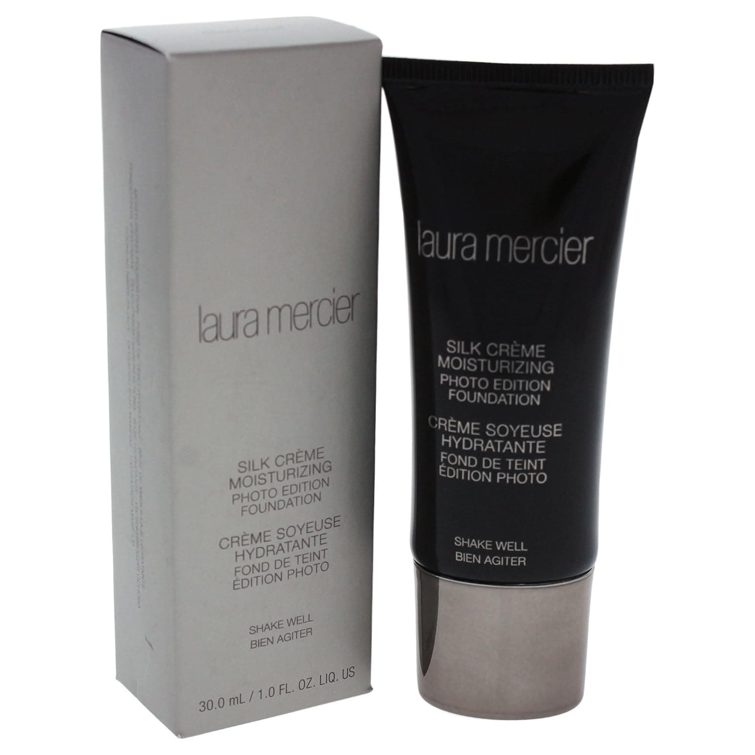 Laura Mercier Silk Cream Moisturizing Photo Edition Foundation, Sand Beige, 1 Fl Oz
