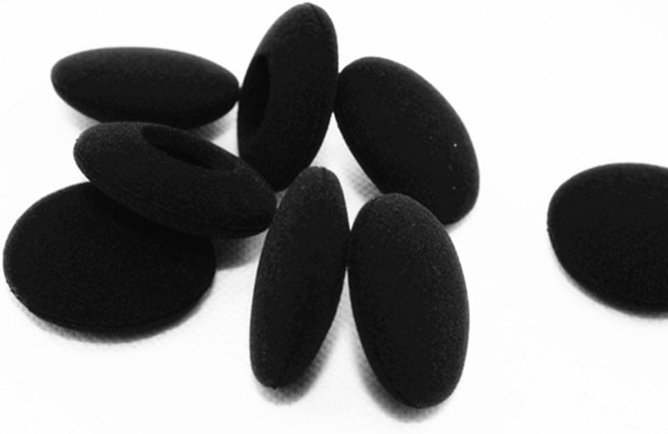 YunYiYi 5 Pairs Black Replacement Foam Earpads Sponge Pillow Ear Pads Cushion Cover Cups Compatible with Sony DR-BT21G Headphones
