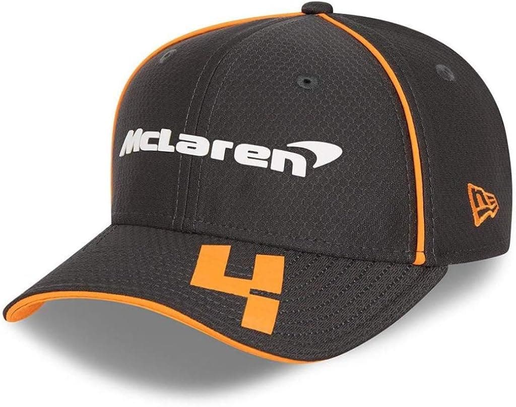 McLaren F1 Lando Norris Team 2021 New Era 9Fifty Baseball Hat, Anthracite