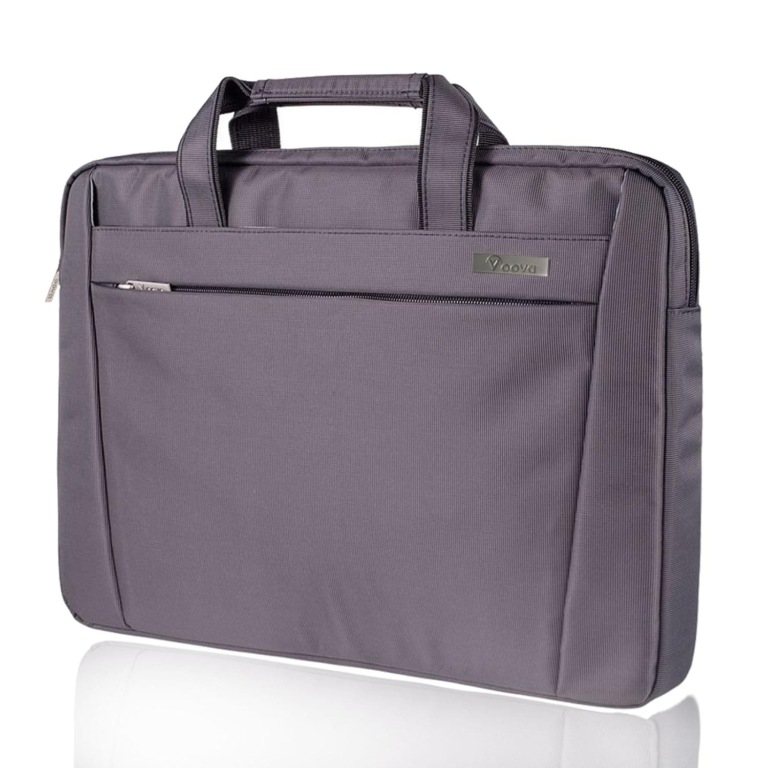 Voova 13.3 inch Laptop Tote Bag Messenger Handbag Multi-compartment Business Briefcase Carry On Handle Case for Computer / Notebook / iPad Pro / Macbook / Ultrabook / Men / Women / College (Black)