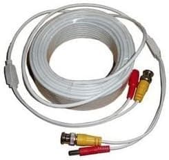Acelevel Premium Quality 60 Feet Video Power BNC RCA Cable for Avemia CCTV Security Cameras