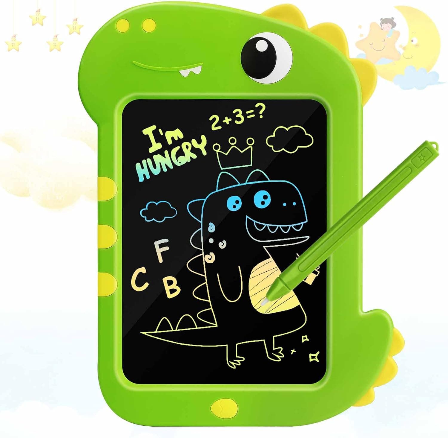 LCD Writing Tablet Kids Toys -9" Toddler Toys Learning Drawing Board Dinosaur Toys for 3 4 5 6 7 8 Year Old Boys Girls Birthday Gifts Idea Light Doodle Pad