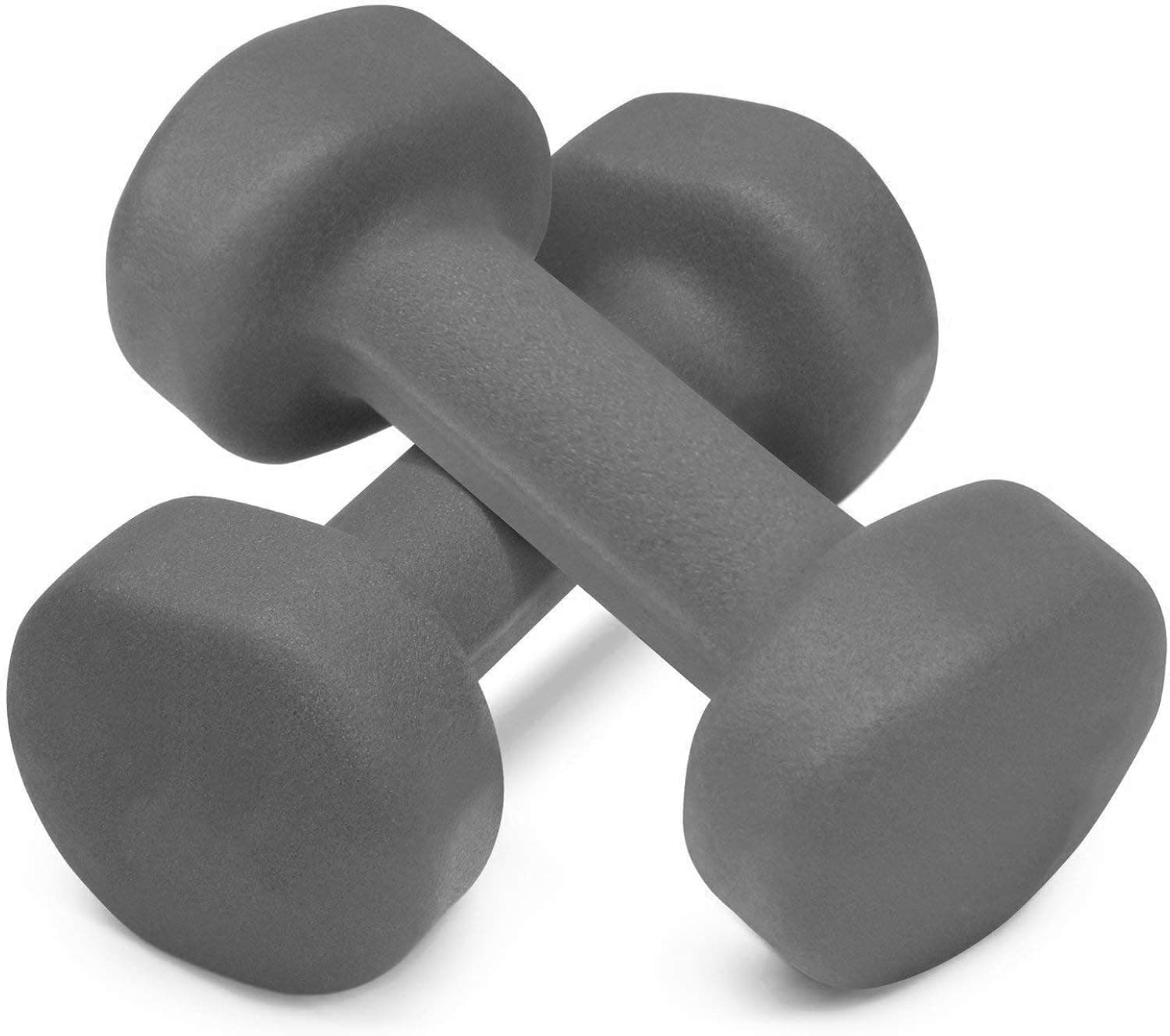 Poecent Set of 2 Neoprene Dumbbell Hand Weights, Anti-Slip, Anti-rol