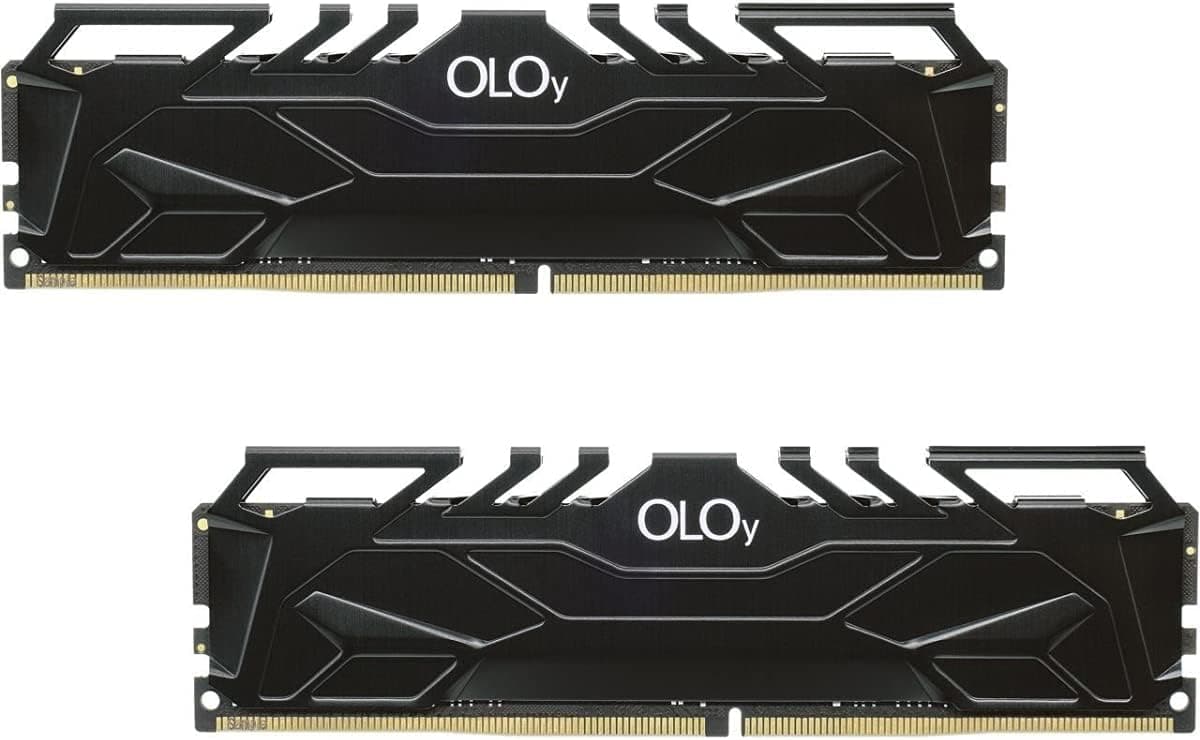 OLOy DDR4 RAM 16GB (2x8GB) 3600 MHz CL18 1.35V 288-Pin Desktop Gaming UDIMM(MD4U0836180BHKDA)