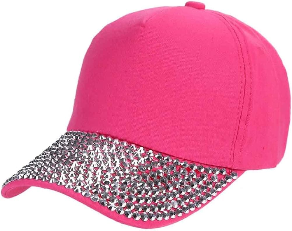 Ztl Studded Rhinestone Baseball Cap Dad Hat Trucker Hat Adjustable Strapback Cap